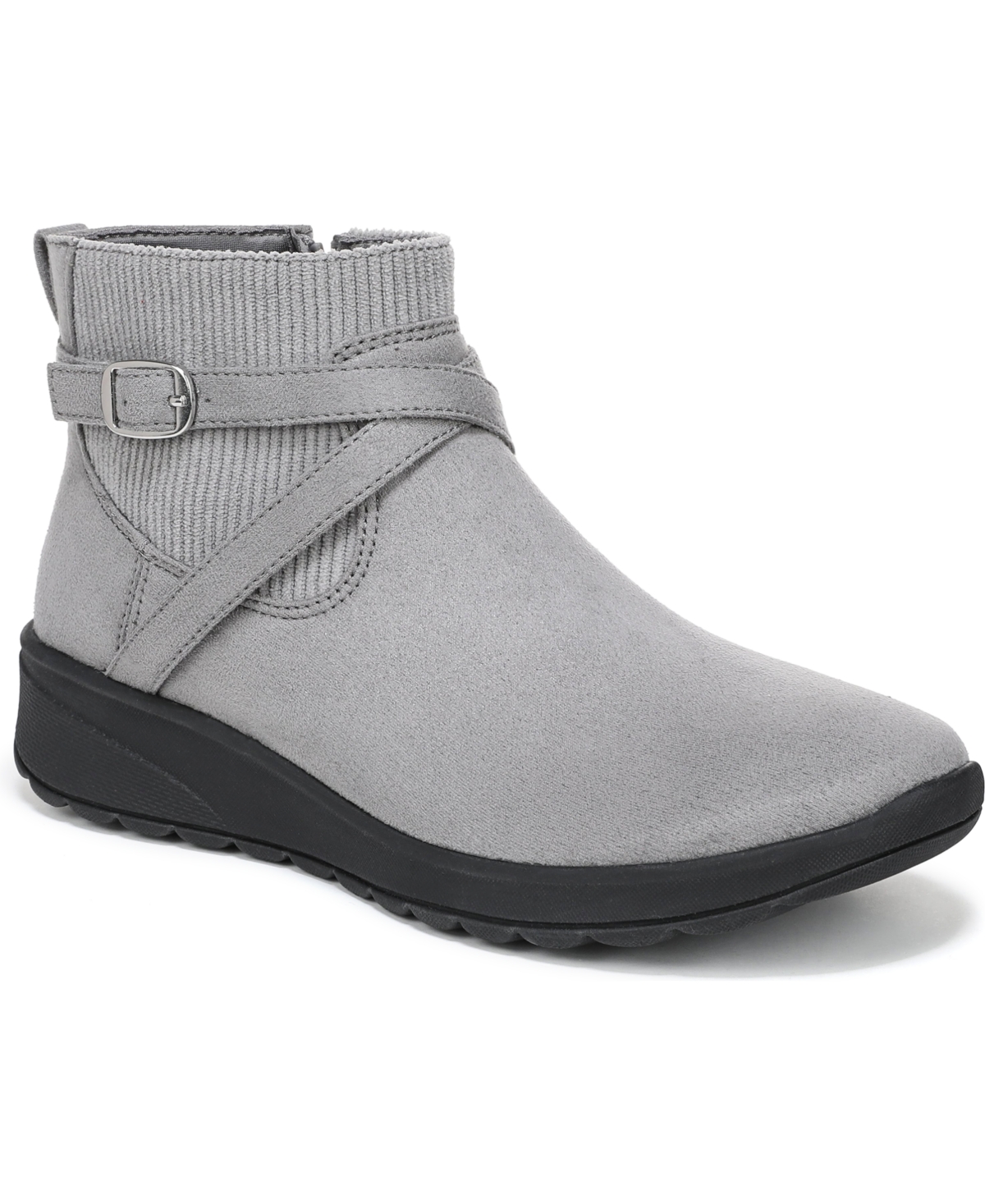 Lifestride Gates Wedge Bootie In Gray