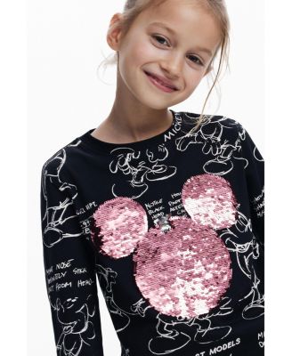 Girls Girls's Mickey sequin T-shirt
