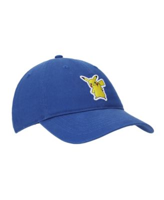 Pikachu Printed Patch Blue Unstructured Baseball Cap