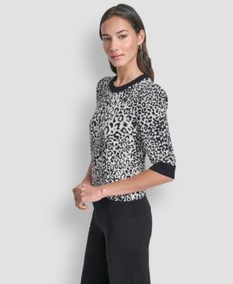 Women's Leopard Print Sweater