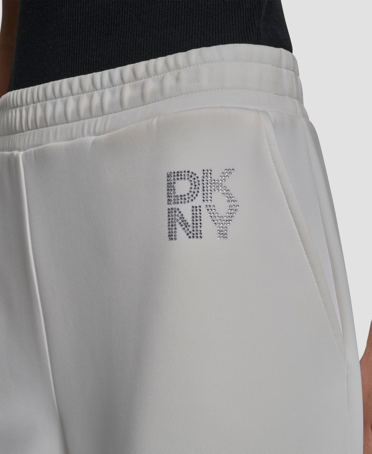 Dkny Women's Scuba Pull-on Pants In White