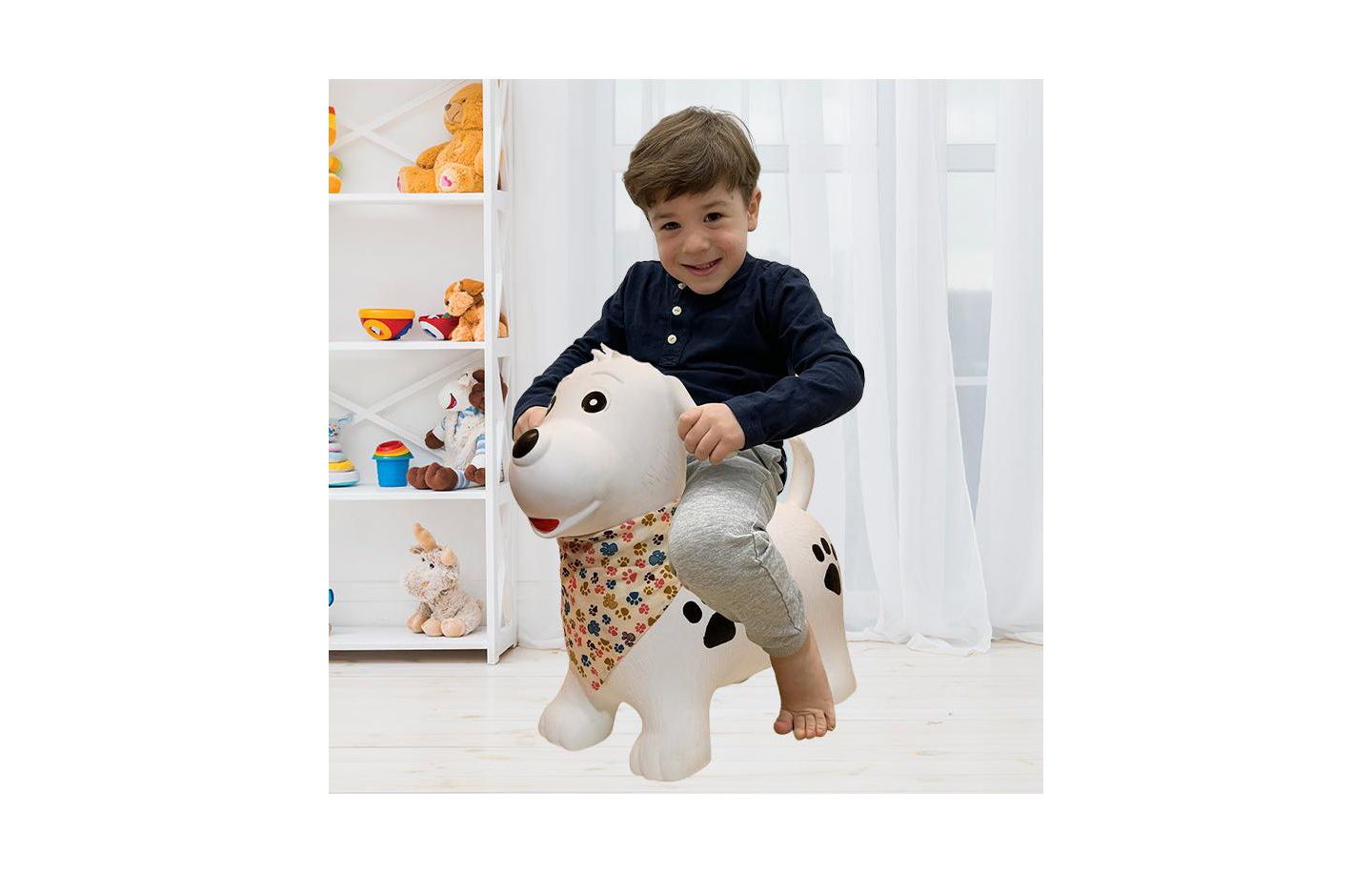 Детская игрушка BounceZiez Dog Inflatable Hopper, Holds up to 110 lbs, Ages 3+ — фото 1
