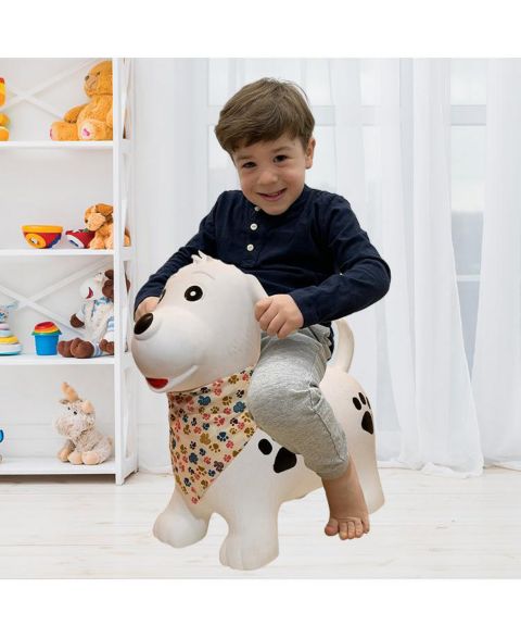 Детская игрушка BounceZiez Dog Inflatable Hopper, Holds up to 110 lbs, от 3 лет