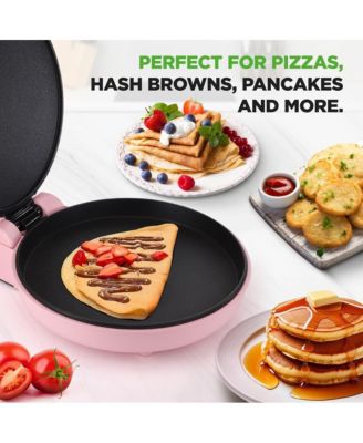 Countertop Pizza Maker - Non-Stick Electric Pizza Oven with Cool Touch Handle and Uplift Function, Includes Spatula