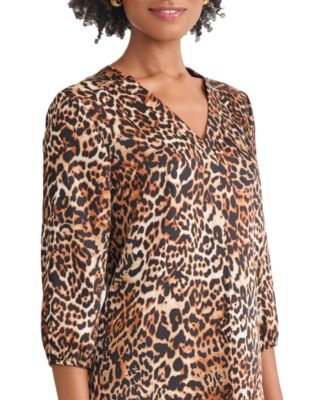 Petite V-Neck Blouse