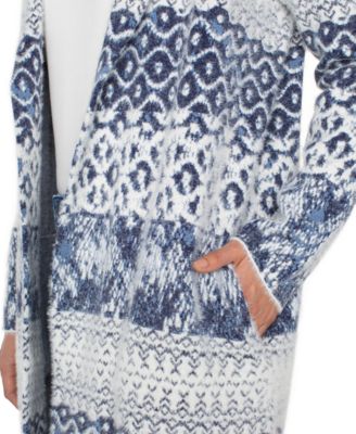 Women's Long Sleeve Coatigan Sweater