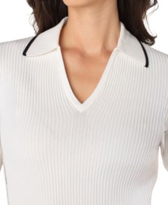 Women's Long Sleeve V-Neck Sweater