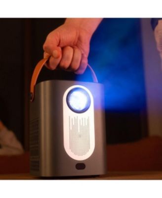 Portable Home Projector with Handle for Indoor Streaming Full HD with HDMI Connection 1608005