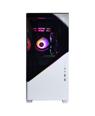 Gamer Supreme Liquid Cooled Gaming Desktop Computer, Intel Core i7-14700F 2.1GHz, 16GB RAM, 2TB SSD, NVIDIA GeForce RTX 5060 8GB, Windows 11 Home, White