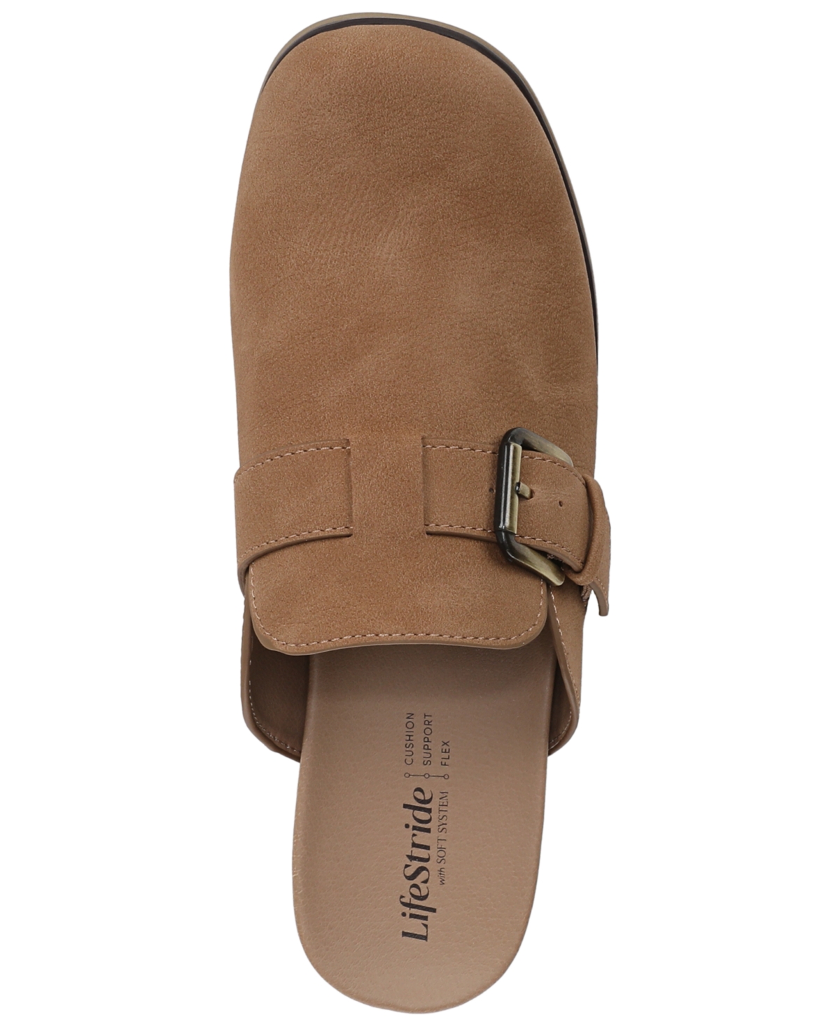 Lifestride Women's Gillian Square Toe Mule Clogs In Brown