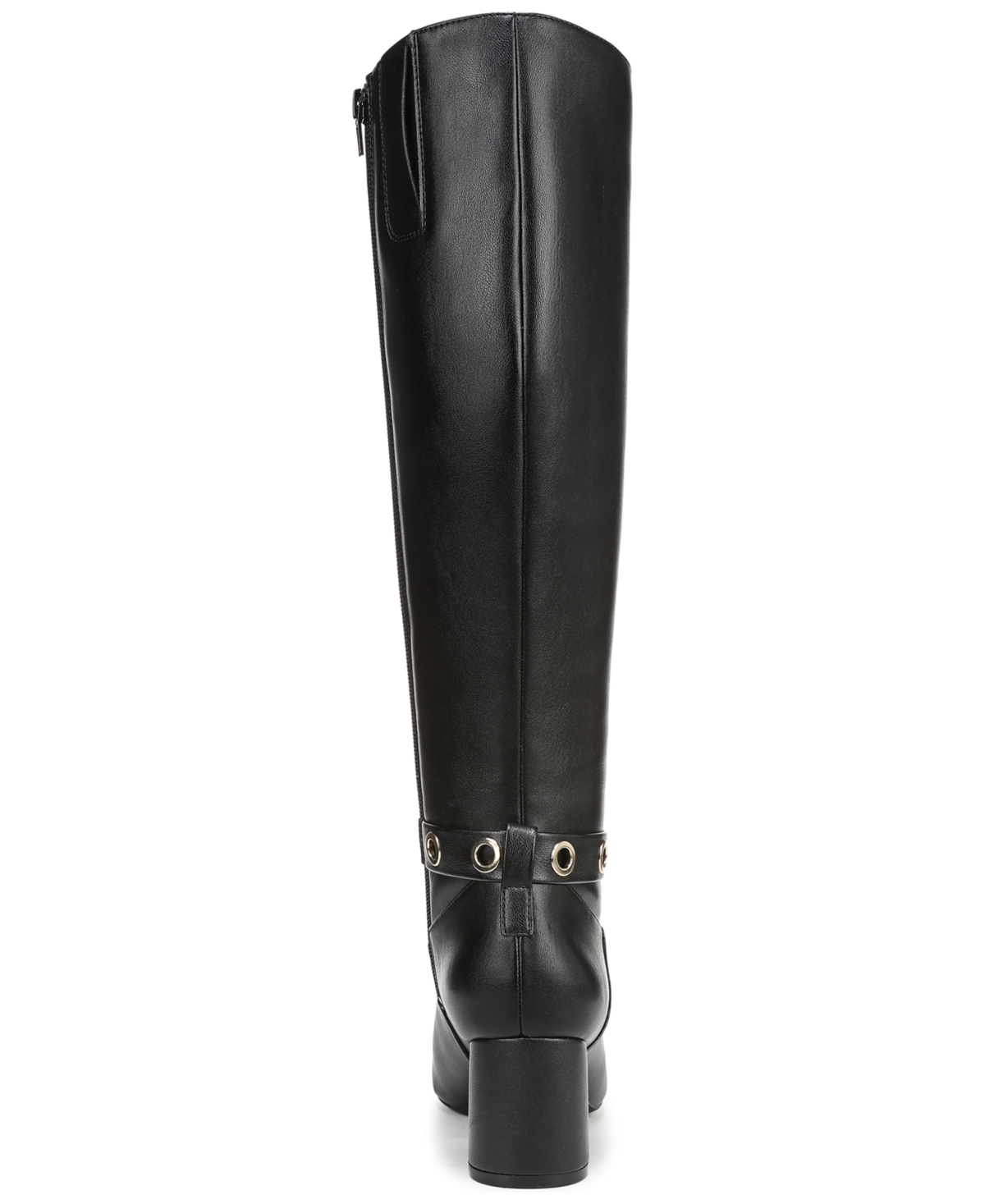 Lifestride Womens Tansy Zipper Tall Boots Regular Wide Calf In Black
