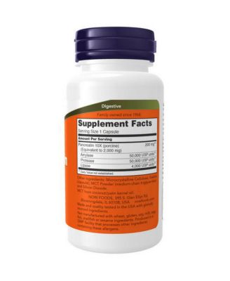 Pancreatine ,200 mg ,100 Caps