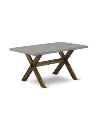 5-Piece Modern Dining Table Set-Limelight Linen Fabric Seat and Button Tufted Back Parson Dining Chairs and Rectangular Top Wood Kitchen Table with Wooden Legs