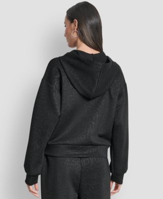 Women's Long-Sleeve Scuba Zip-Up Hoodie