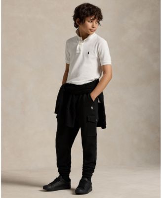 Big Boys Fleece Cargo Jogger Pants