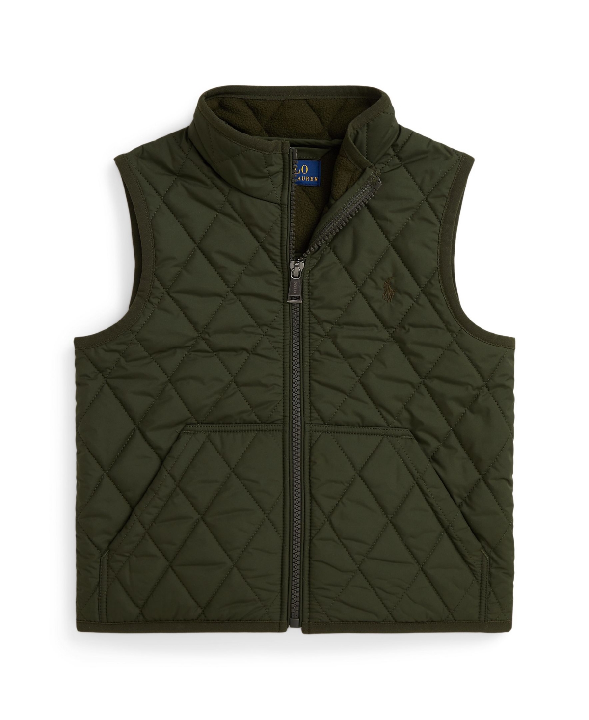 Polo Ralph Lauren Toddler And Little Boys Fleece-lined Quilted Vest In Green