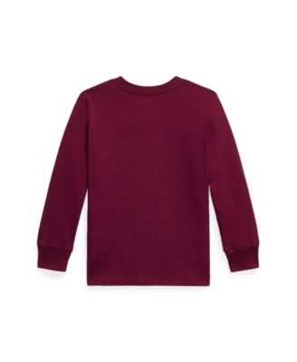 Toddler and Little Boys Cotton Jersey Long Sleeve T-Shirt