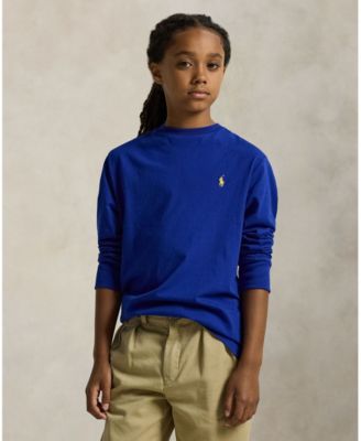 Big Boys Cotton Jersey Long Sleeve T-Shirt