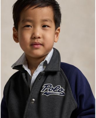 Toddler and Little Boy 2-7 Logo Fleece Jacket