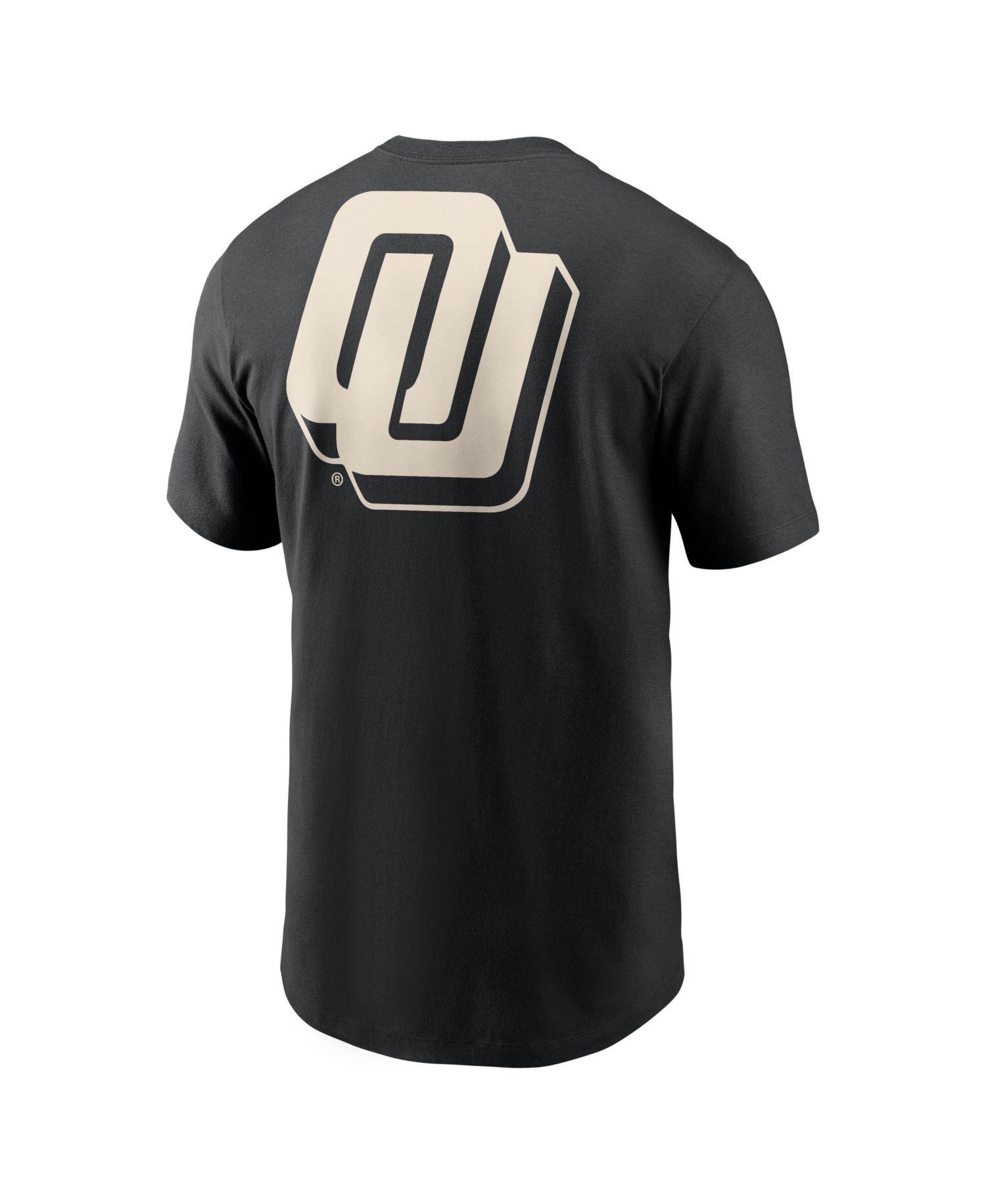 Men's Black Oklahoma Sooners Fashion 2-Hit T-Shirt