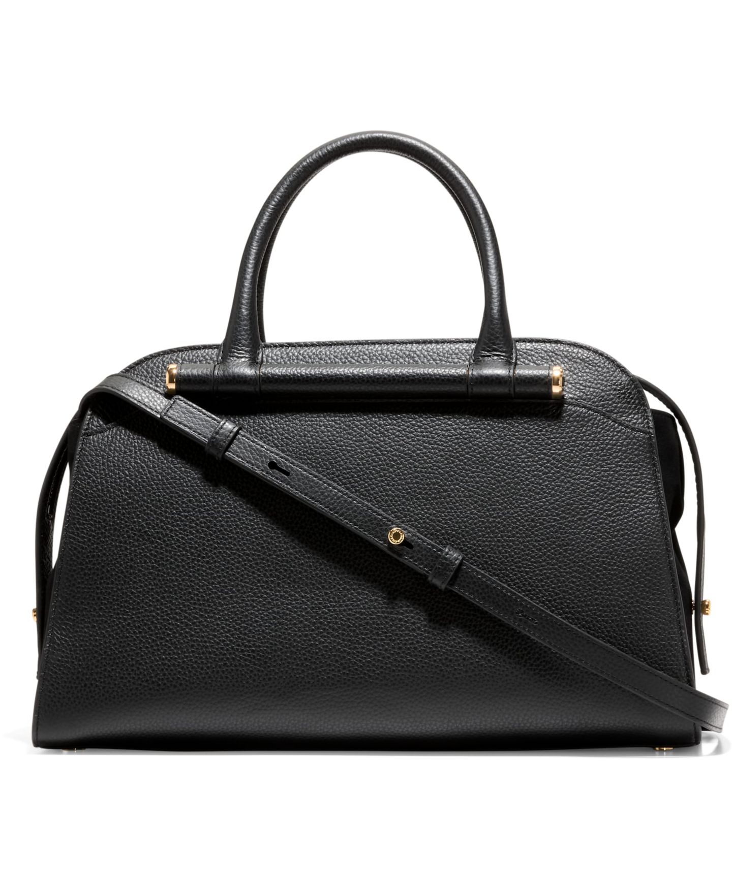 Женская сумка Cole Haan Catherine Large Satchel, цвет: Чёрный — фото 2