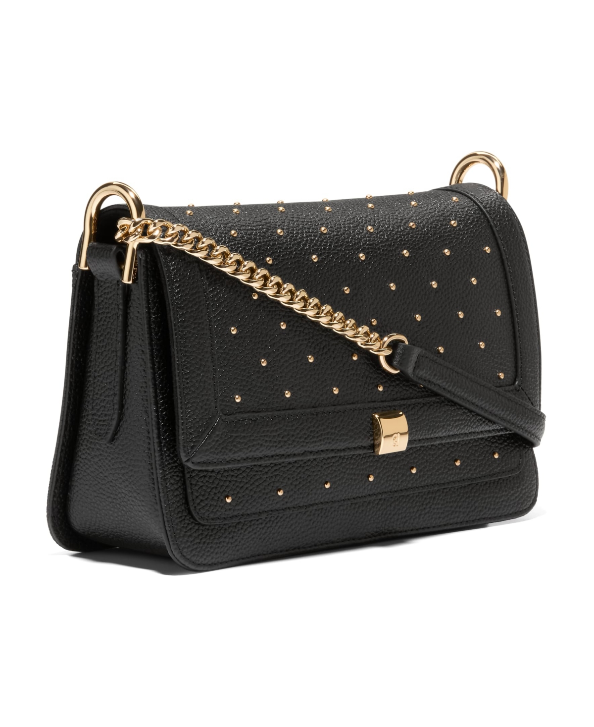 Cole Haan Daniella Small Chain Shoulder Bag In Black