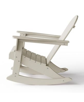 Outdoor Patio Porch Rocking Adirondack Chair (Set of 2)