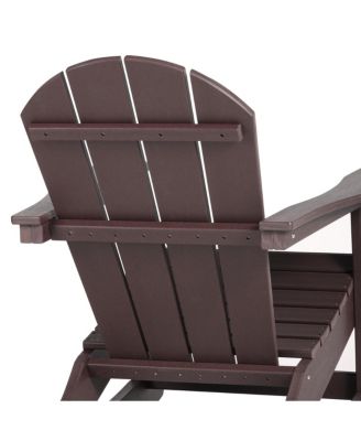Outdoor Patio Porch Rocking Adirondack Chair (Set of 2)