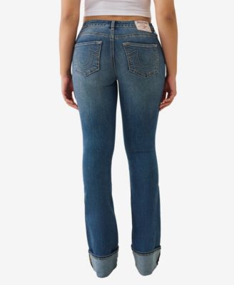 Women's Becca Bootcut Mid Rise Cuff Jeans