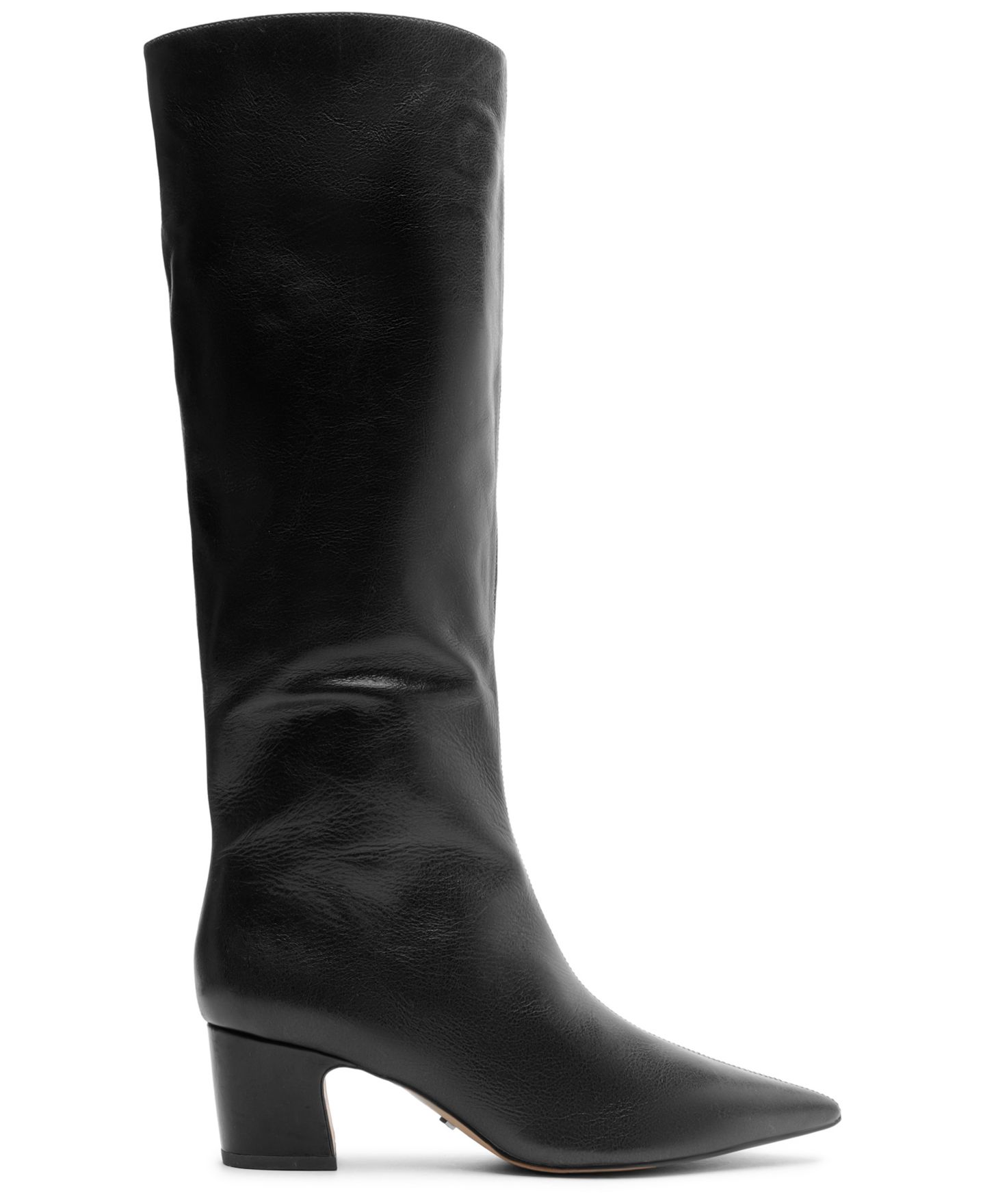 Женские ботинки Arezzo Julie Mid Block Heel Tall, цвет: Чёрный — фото 2