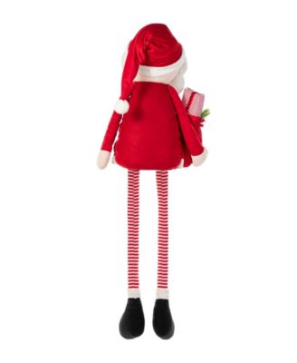 60" Christmas Oversized Fabric Santa with Dangle Legs