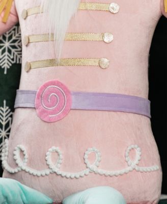 60" Christmas Oversized Fabric Nutcracker with Dangle Legs