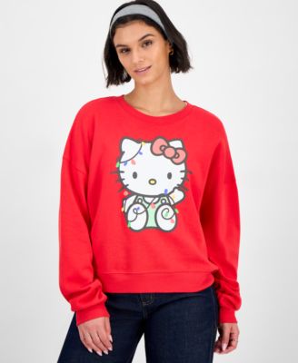 Grayson Threads, The Label - Juniors' Hello Kitty Christmas Lights Sweatshirt