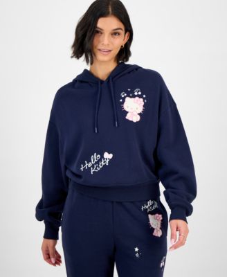 Grayson Threads, The Label - Juniors' Hello Kitty Fleece  Hoodie