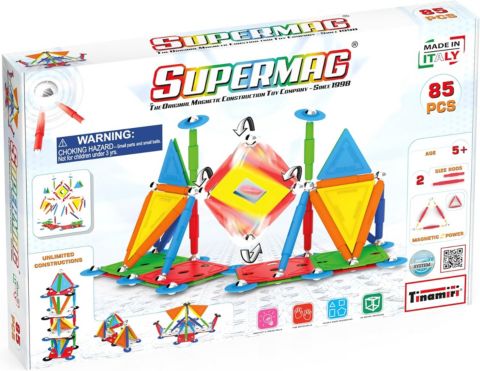 Детский конструктор Tinamiri SuperMag Multicolor 85