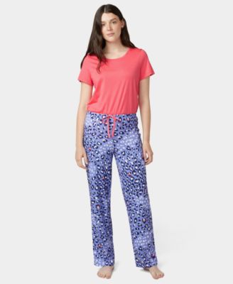 Women's Shady Leopard Print Long Pajama Pants