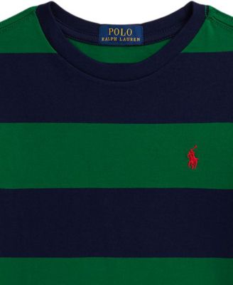 Toddler and Little Boys Striped Cotton Jersey T-Shirt
