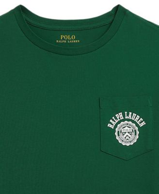 Big Boys Logo Cotton Jersey Pocket T-Shirt