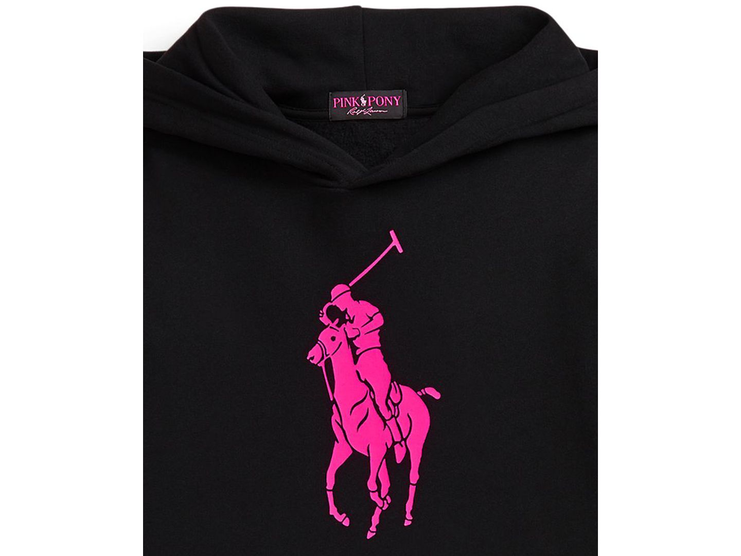 Худи Polo Ralph Lauren Pink Pony Fleece для мальчиков, цвет: Чёрный — фото 4
