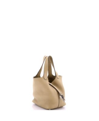 Pre-Owned Hermes PM Picotin Lock Bag Clemence
