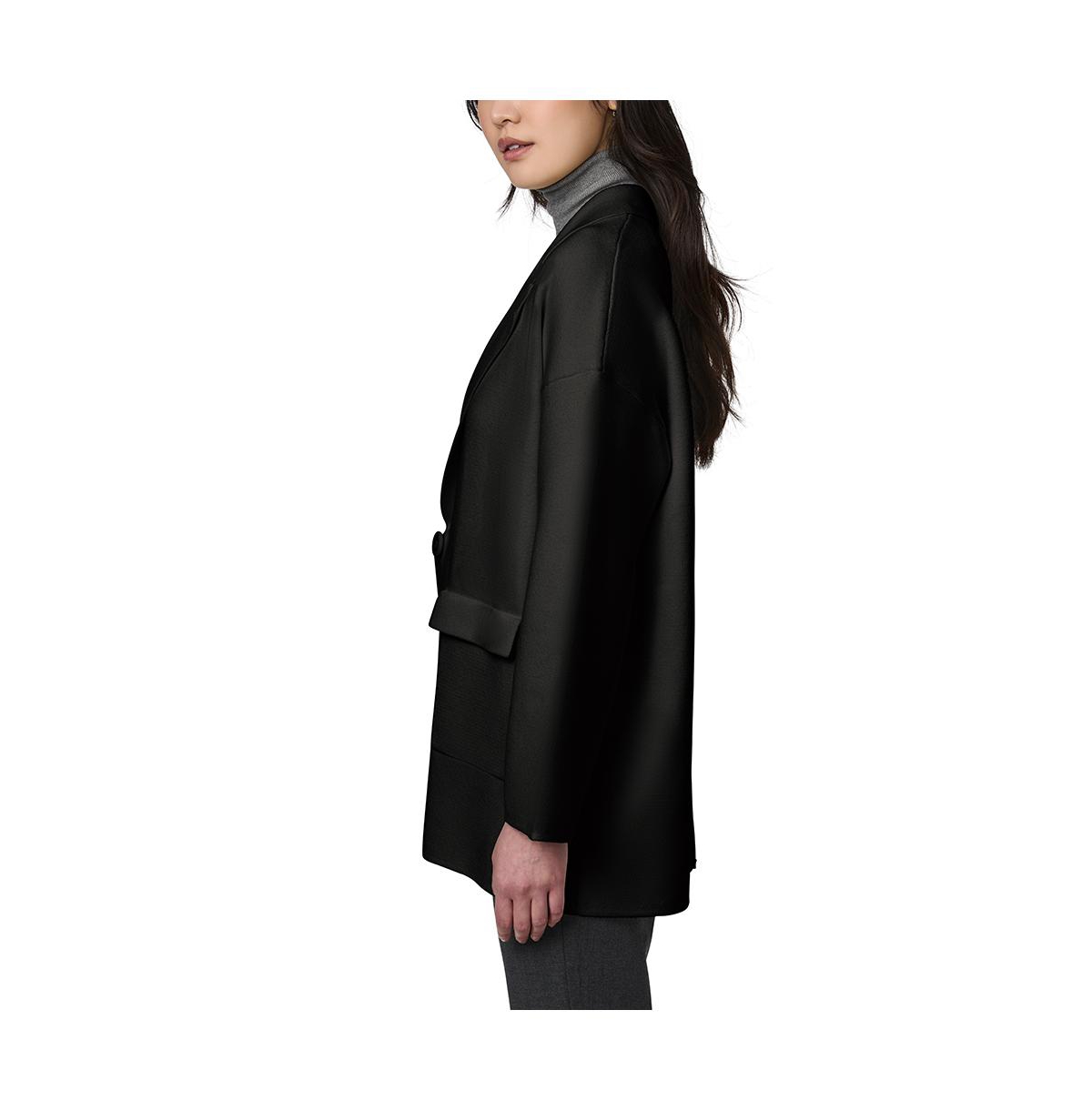 Bernardo Women's Knit Blazer with Patch Pockets