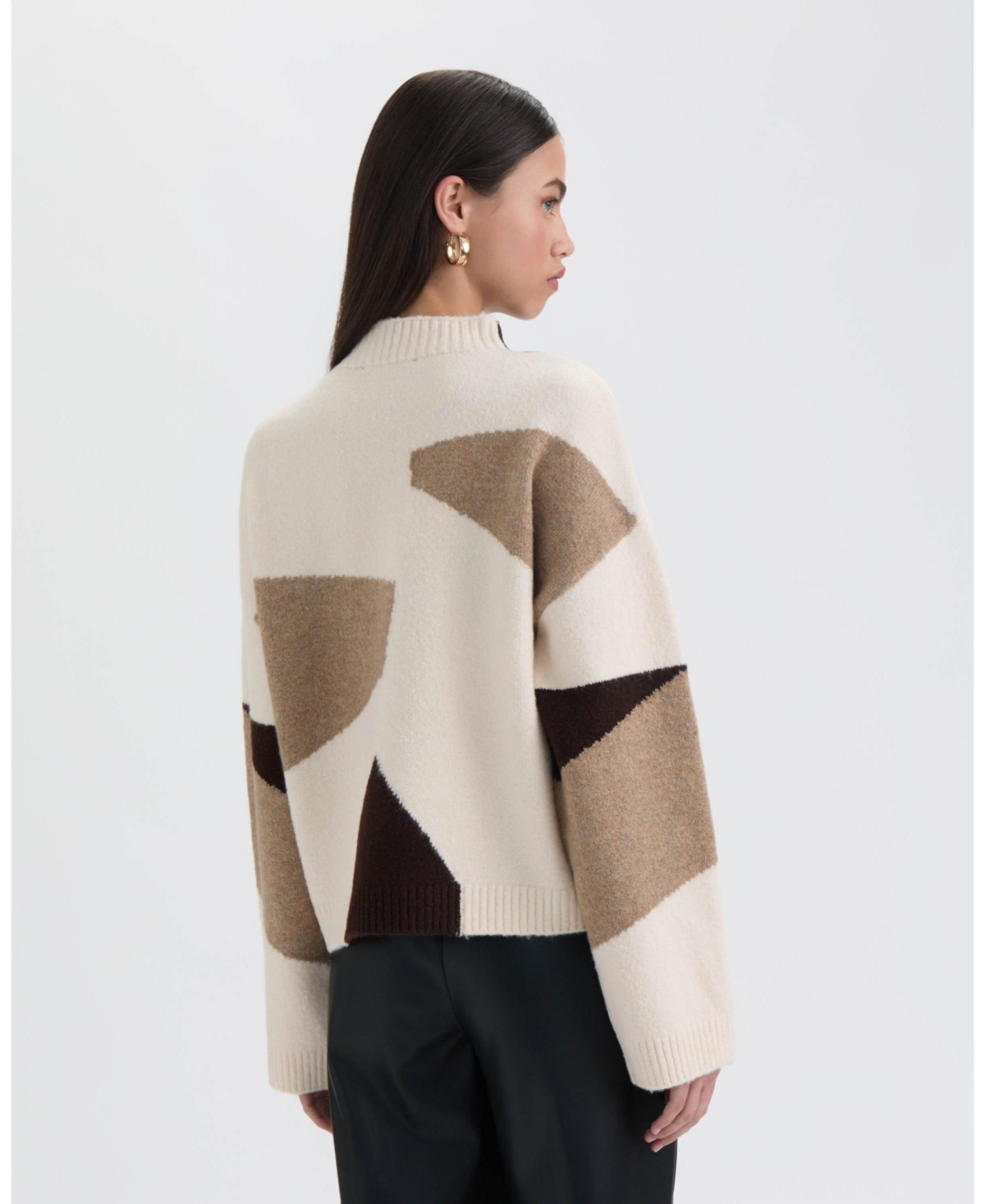 Nvlt Women's Mock Neck Sweater