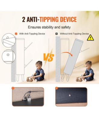 Narrow Rattan Shoe Cabinet with 4 Flip Drawers, Slim Entryway Storage with Metal Legs