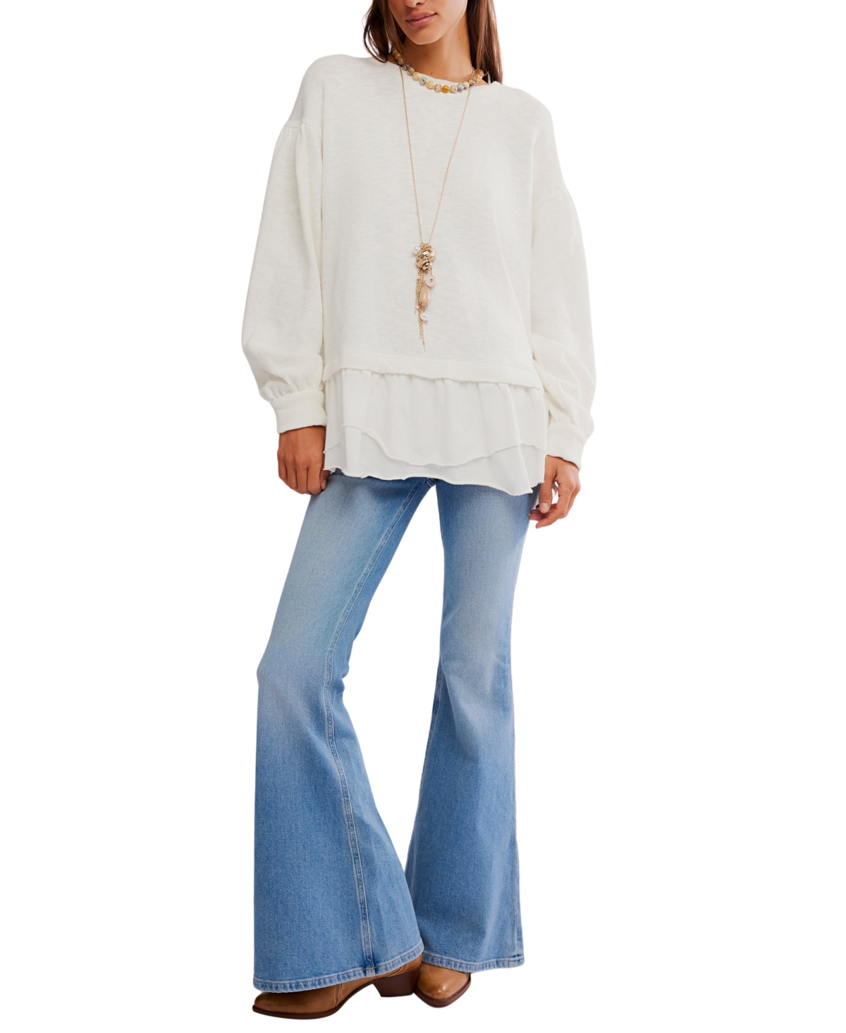 Free People Women's Maddie Long Sleeve Top