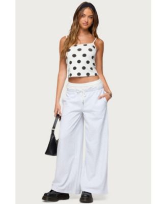 Womens Lynne Polka Dot Tank Top