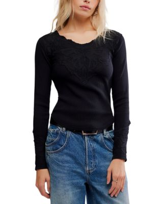 Women's Butterfly Cuff Top