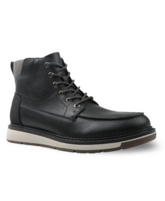 Club Room Gray Leather Lace-Up Boots Club Room Men main image 2