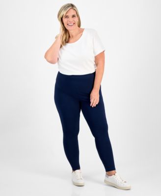 Plus Size High-Rise Leggings, Exclusively at Macy's
