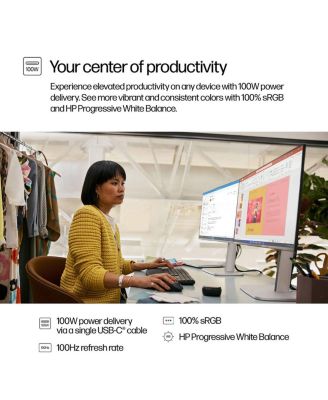 Series 5 Pro 524pu 23.8" 16:9 Full HD 100Hz IPS LCD USB-C Monitor, Jet Black