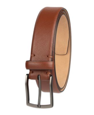 Men's Modern Feather Edge Saffiano Dress Belt